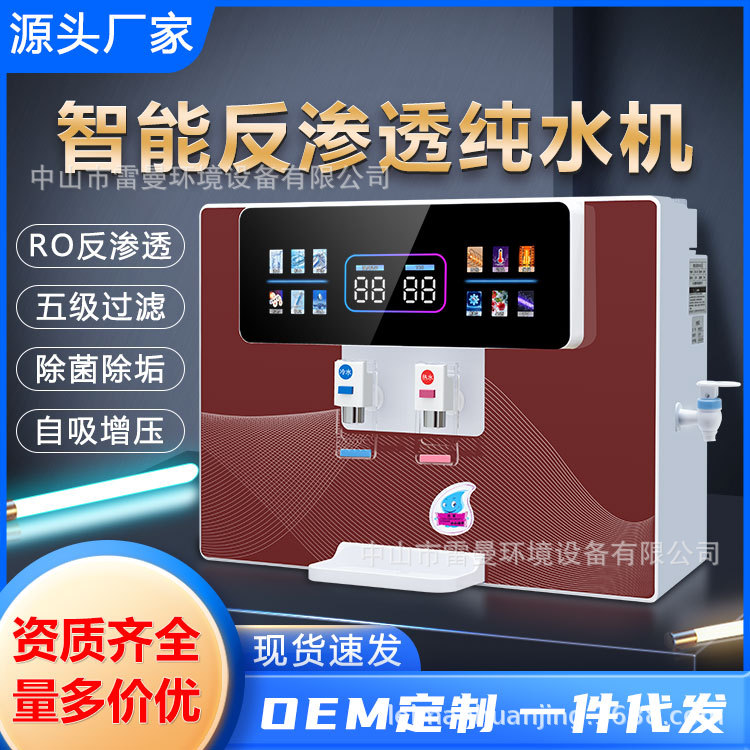 净水器家用直饮加热一体机RO反渗透井水自吸厨房壁挂式冷热饮水机